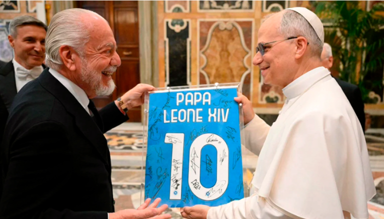 El Papa León XIV recibió al Napoli campeón: “El mérito es del equipo”