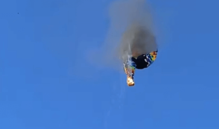Tragedia en Brasil: un globo aerostático se incendió en el aire y dejó ocho muertos en Santa Catarina